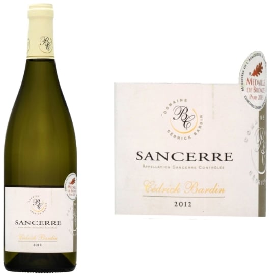 Vin blanc  Sancerre  DOMAINE CEDRICK BARDIN