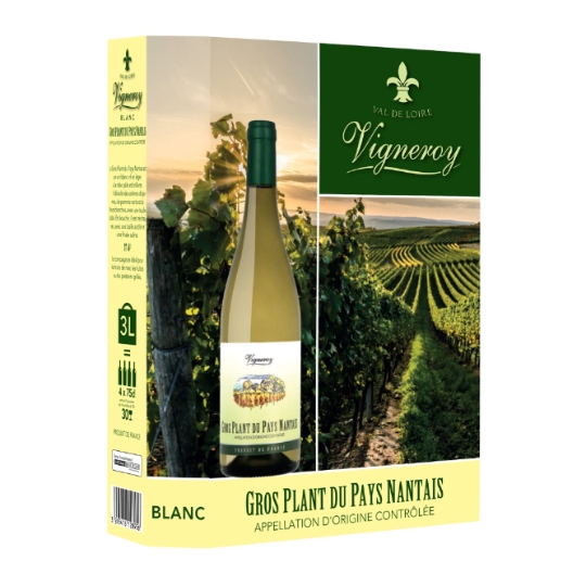Vin Blanc AOC Gros Plant du Pays Nantais VIGNEROY