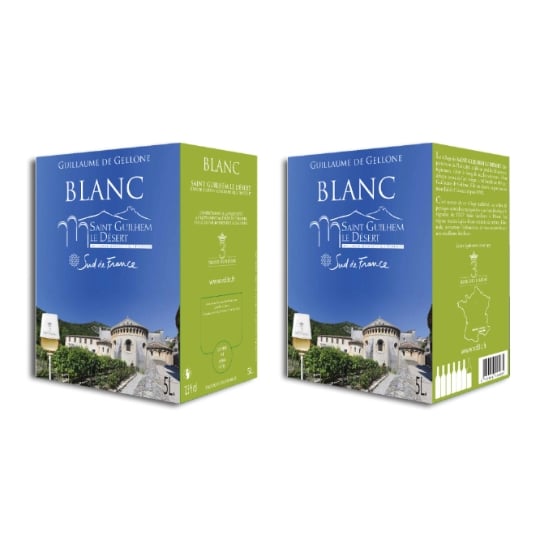 Vin Blanc Languedoc-Roussillon Sauvignon Blanc IGP GUILLAUME DE GELLONE