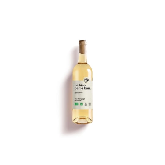 Vin Blanc A.O.P. languedoc Roussillon Bio LE BIEN PAR LE BON