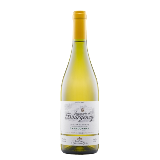 Vin Blanc IGP Côteaux de Béziers Chardonnay Seigneurie de Bourgency LES CHAIS COULEURS DU SUD