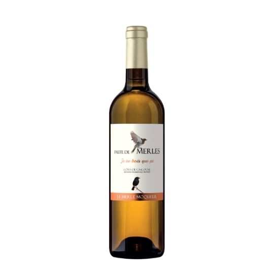 Vin Blanc Sud-Ouest Côtes de Gascogne FAUTES DE MERLES, JE NE BOIS QUE CA