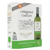 Vin Blanc IGP Côtes de Gascogne Colombard Sauvignon L'HERITAGE DE CARILLAN