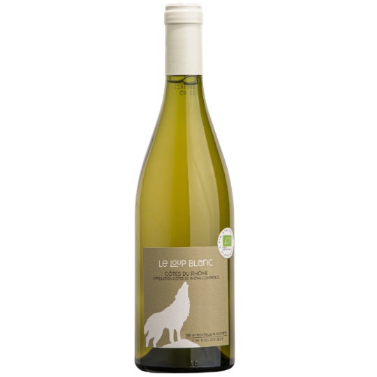 Vin Blanc Côtes Du Rhône AOP Bio DOMAINE DES GRAVENNES LE LOUP