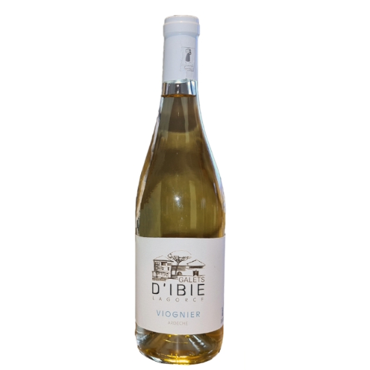 Vin Blanc AOP Voignier Argèche GALETS D'IBIE LAGORCE