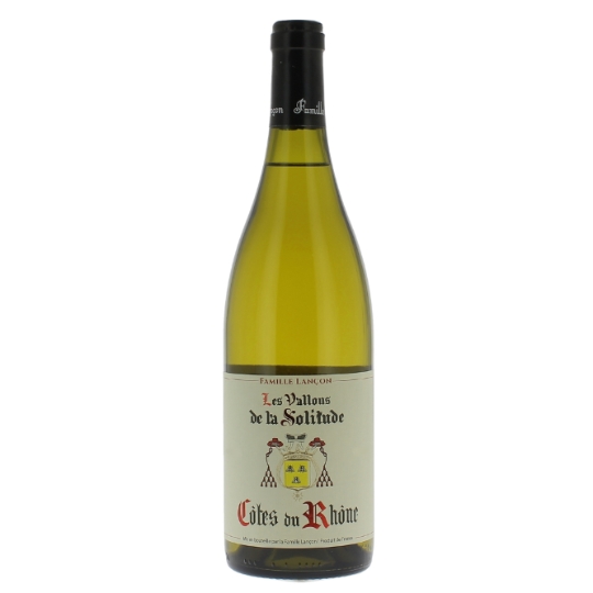 Vin Blanc AOP Côtes du Rhône les Vallons de la Solitude FAMILLE LANCON