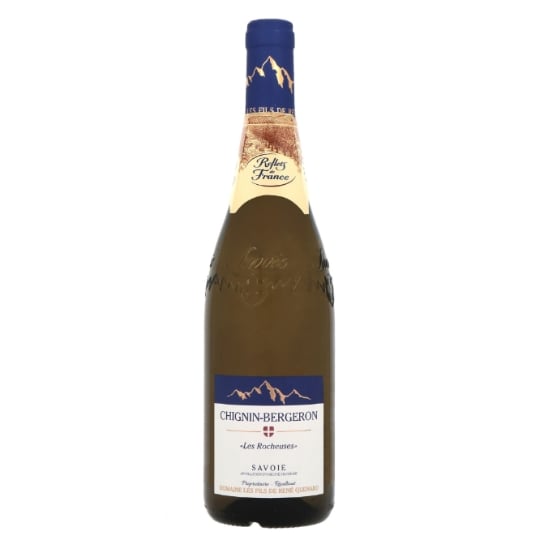 Vin Blanc A.O.P Savoie Chignin-Bergeron Les Rocheuses  DOMAINE LES FILS DE RENE QUENARD