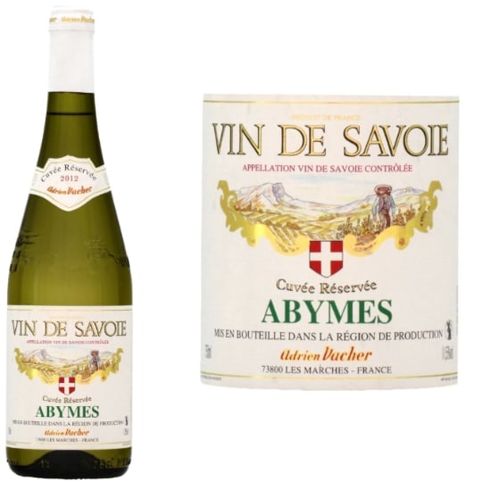Vin Blanc Savoie Abymes ADRIEN VACHER