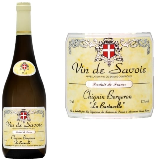 Vin Blanc Savoie Chignin Roussanne LA BARTAVELLE