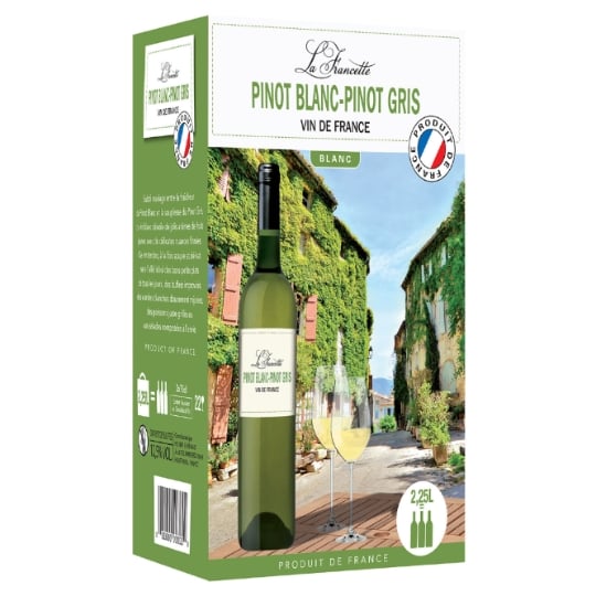 Vin Blanc de France Pinot Blanc Pinot Gris LA FRANCETTE