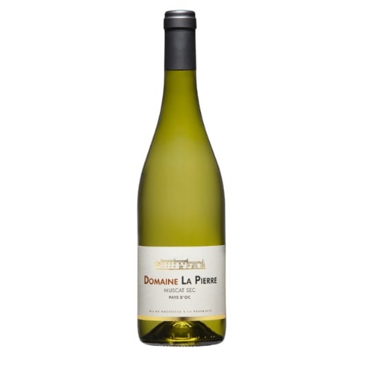 Vin blanc de Pays d'Oc Muscat sec MAS LA PIERRE