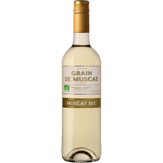 Vin Blanc I.G.P. Pays d'Oc Grain de Muscat Sec Bio GERARD BERTRAND