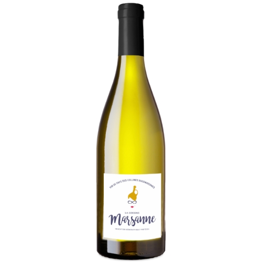 Vin Blanc IGP des Collines Rhodaniennes La Cousine Marsanne CAVE SAINT DESIRAT