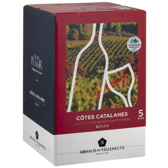 Vin Rouge IGP Côtes Catalanes Atout Plaisir ARNAUD DE VILLENEUVE
