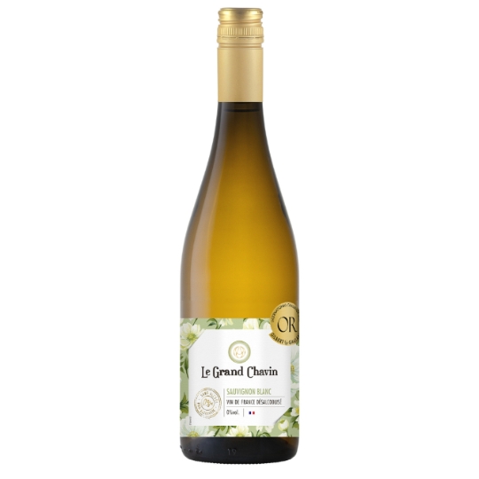 Boisson Aromatisée à Base de Vin Désalcoolisé de France Sauvignon Blanc 0% LE GRAND CHAVIN