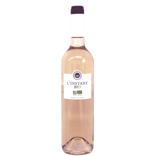 Vin rosé IGP Méditerranée l'instant Bio DOMAINE LES TOULONS