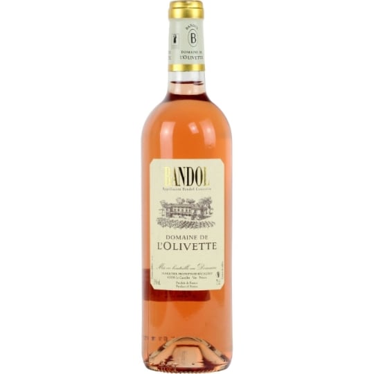 Vin Rosé AOC Bandol DOMAINE DE L'OLIVETTE