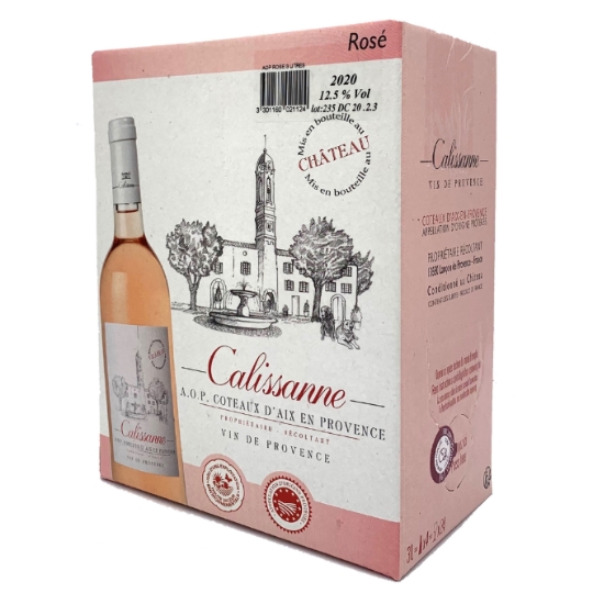 Vin Rosé AOP Coteaux d'Aix en Provence Vin de Provence 12.5% CALISSANNE