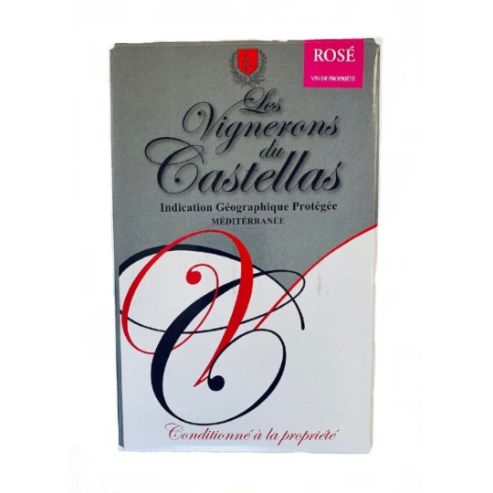 Vin Rosé IGP Méditerranée Vin de Propriété LES VIGNERONS DU CASTELLAS