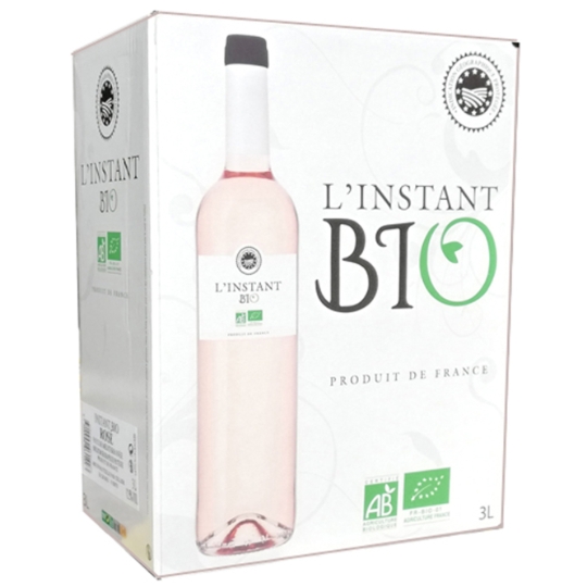 Vin Rosé IGP Produit de France Bio L'INSTANT BIO