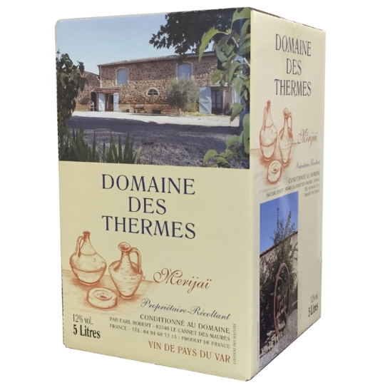 Vin Rosé IGP Pays du Var Merijaï 12% DOMAINE DES THERMES