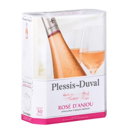 Vin Rosé A.O.P. Val de Loire Rosé d'Anjou PLESSIS DUVAL
