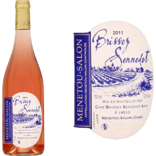 Vin Rosé Loire Menetou-Salon BRISSEZ SENNEDOT