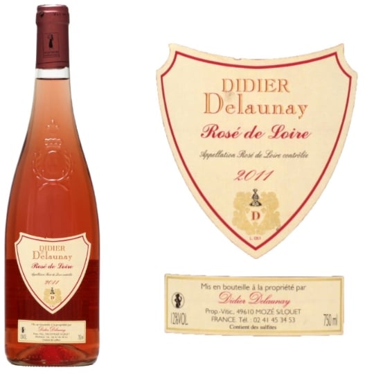 Vin rosé  Rosé de Loire  DIDIER DELAUNAY