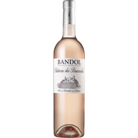 Vin rosé AOP bandol chateau des baumelles    CHATEAUX DES BAUMELLES