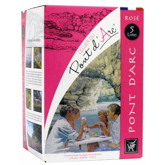 Vin Rosé Rosé d'Ardèche CELLIER DU PONT D'ARC