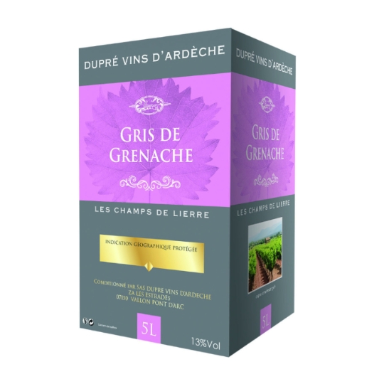 Vin Rosé IGP Ardèche Gris de Grenache 13% DUPRE VINS D'ARDECHE