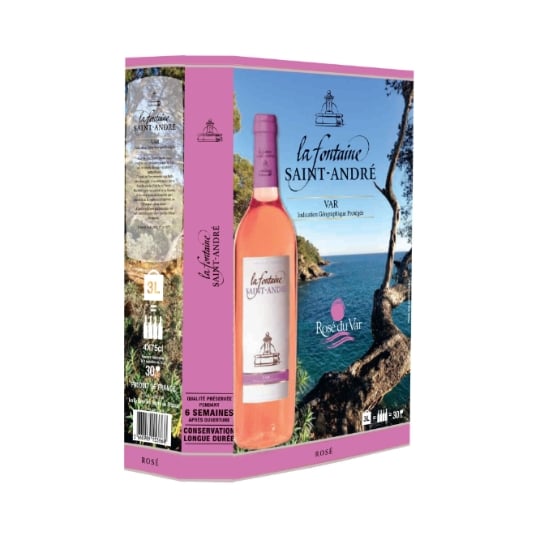 Vin Rosé IGP languedoc Roussillon Var LA FONTAINE SAINT ANDRE