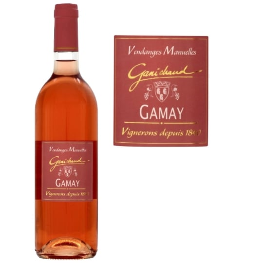 Vin rosé vin de pays du Val de Loire Gamay GANICHAUD