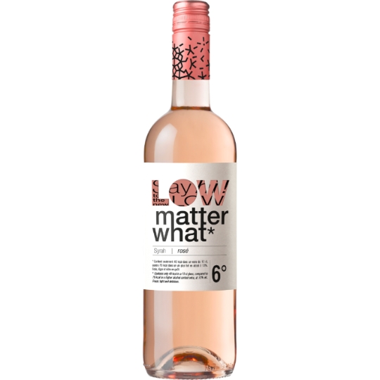 Vin Rosé Syrah 6° LOW MATTER WHAT* SYRAH 6°