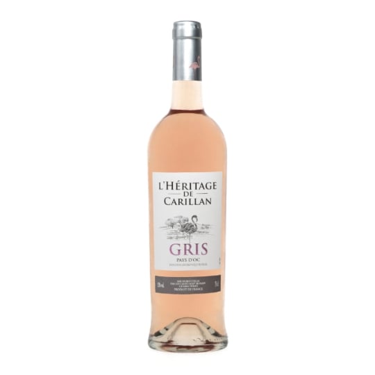Vin Rosé I.G.P. Pays d'Oc Gris L'HERITAGE DE CARILLAN