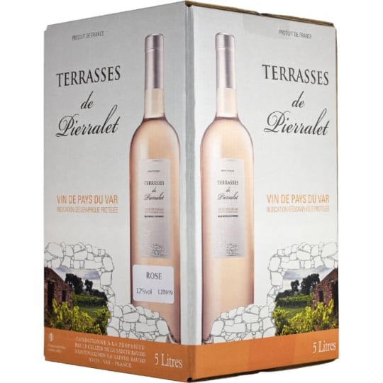 Vin rosé IGP Var - Terrasses PIERRALET