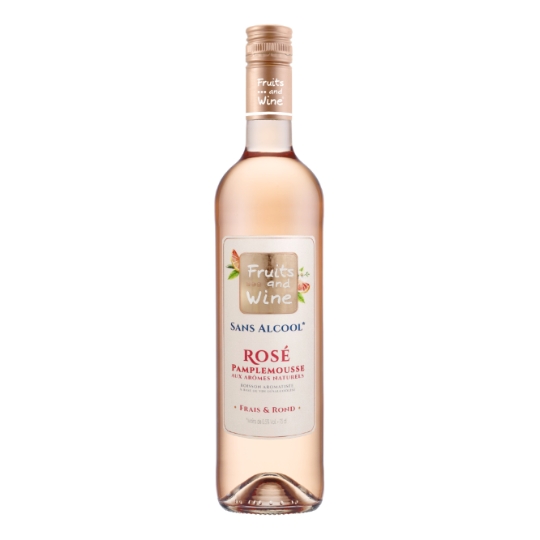 Boisson à Base de Pamplemousse Rosé Sans Alcool FRUITS & WINE