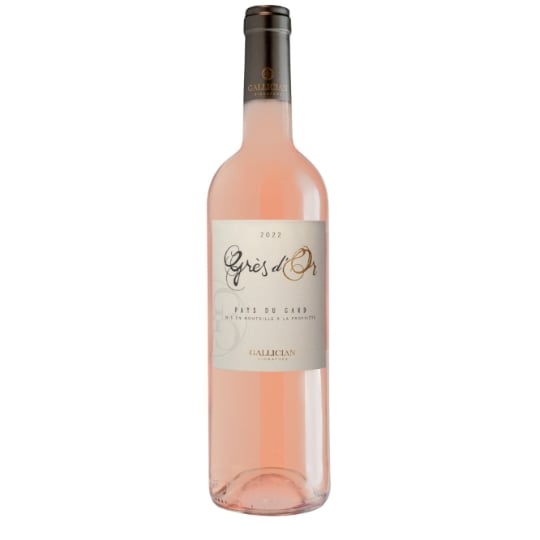 Vin Rosé IGP Pays du Gard Grès d'Or GALLICIAN SIGNATURE