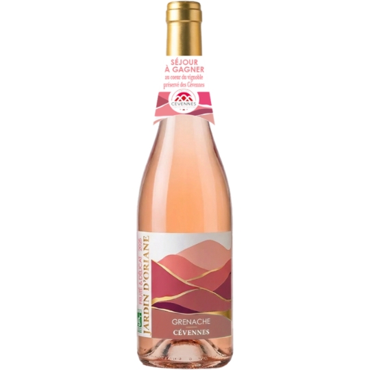 Vin Rosé IGP Cévennes Grenache Fruité & Délicat JARDIN D'ORIANE