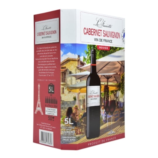 Vin Rouge de France Cabernet Sauvignon LA FRANCETTE