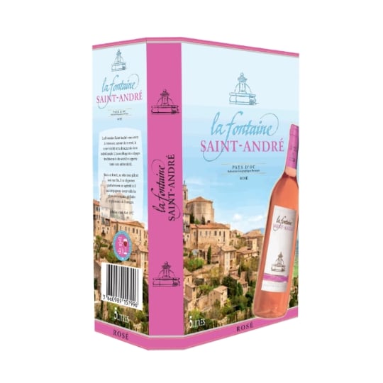 Vin Rosé I.G.P. Pays d'Oc LA FONTAINE SAINT ANDRE