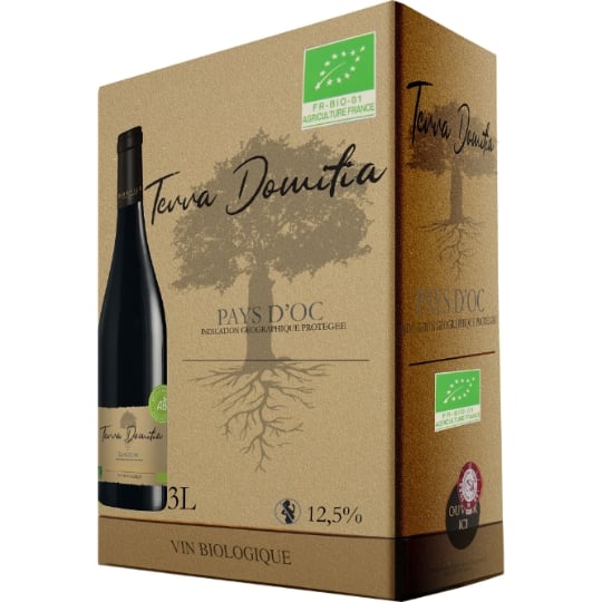 Vin Rouge IGP Pays d’Oc Bio TERRA DOMITIA