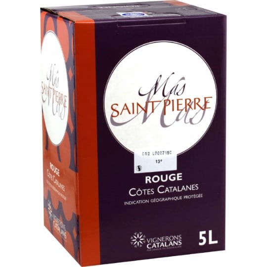 Vin rouge de pays des Côtes Catalanes MAS SAINT PIERRE