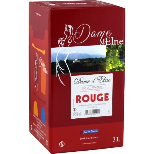 Vin rouge de pays Côtes Catalanes DAME D'ELNE