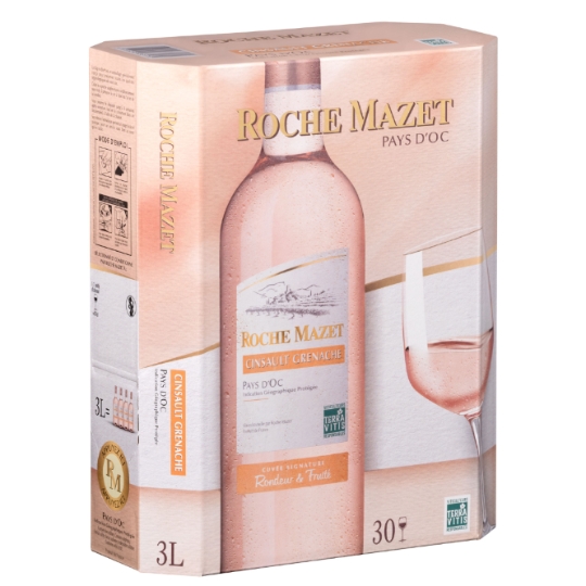 Vin Rosé I.G.P. Pays d'Oc Cinsault Grenache ROCHE MAZET