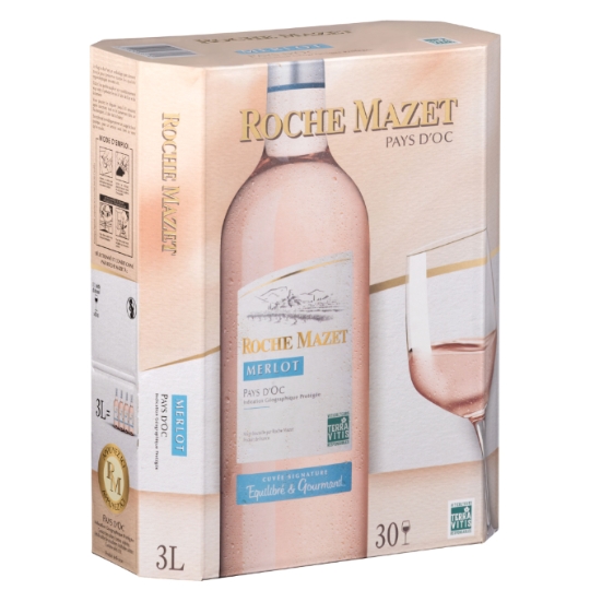 Vin Rosé I.G.P. Pays d'Oc Merlot ROCHE MAZET