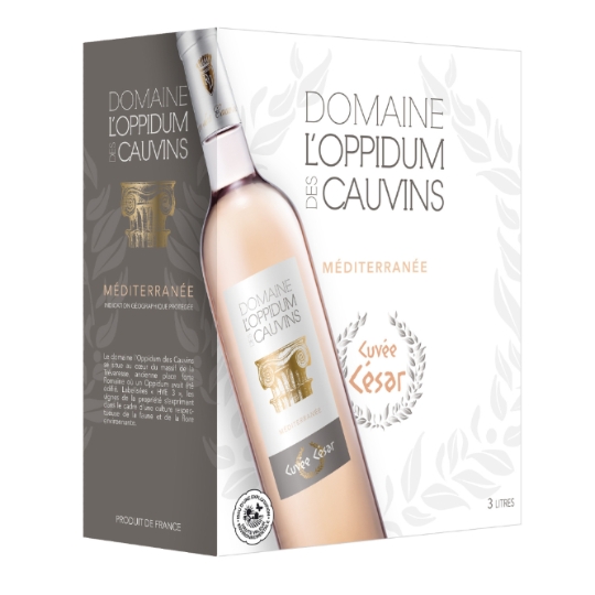 Vin Rosé IGP Méditerranée DOMAINE OPPIDUM DES CAUVINS