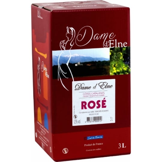 Vin rosé de pays Côtes Catalanes DAME D'ELNE