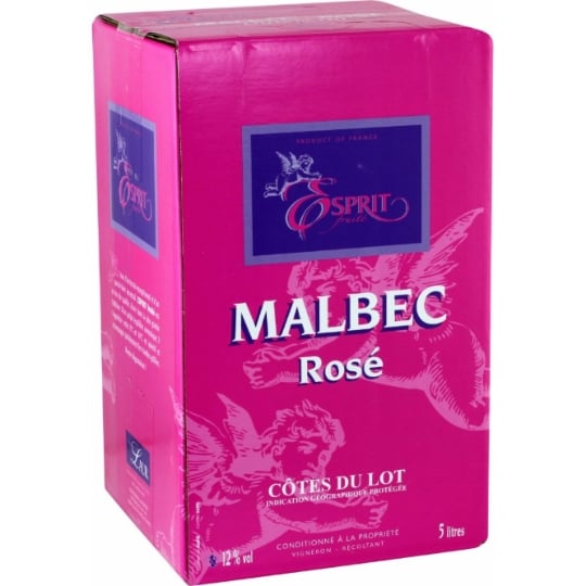 Vin rosé vin de pays des Côtes du Lot ESPRIT FRUITE