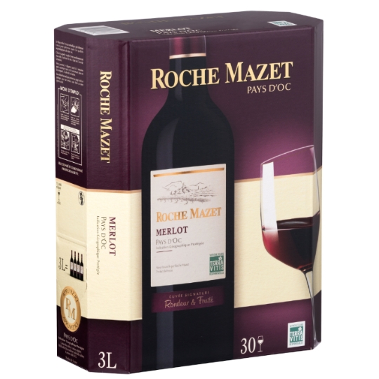 Vin Rouge I.G.P. Pays d'Oc Merlot ROCHE MAZET
